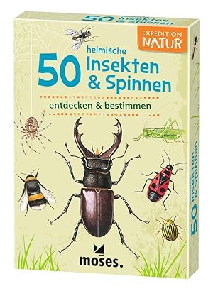 Bild des Verkufers fr Expedition Natur 50 heimische Insekten & Spinnen zum Verkauf von moluna