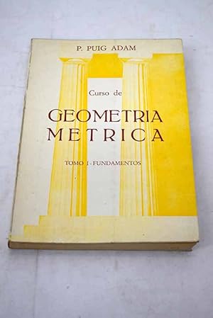 Imagen del vendedor de Curso de geometra mtrica, Tomo I a la venta por Alcan Libros