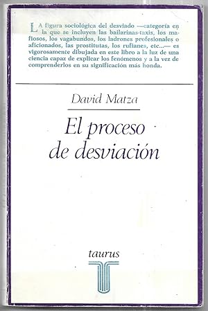 Seller image for El proceso de desviacin for sale by FERDYDURKE LIBROS