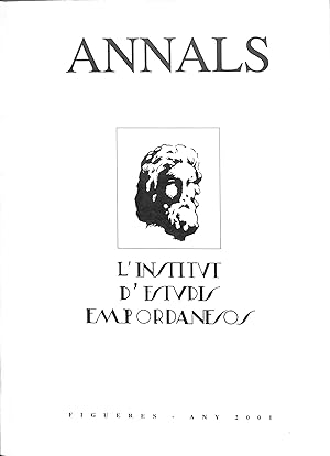 Seller image for ANALS DE L'INSTITUT D'ESTUDIS EMPORDANESOS VOL. 34 (CATALN). for sale by Librera Smile Books