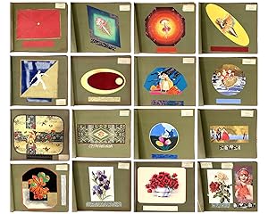 c.1930 Salesman's Sample Book of Elaborate French Chocolate Box Covers by Parisian Chocolatier Ma...