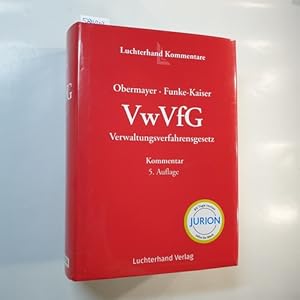 Image du vendeur pour VwVfG : Kommentar zum Verwaltungsverfahrensgesetz mis en vente par Gebrauchtbcherlogistik  H.J. Lauterbach