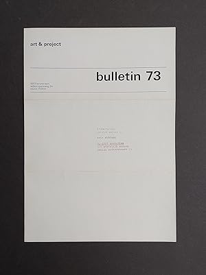 Art & Project Bulletin # 73 - Gilbert & George