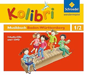 Bild des Verkufers fr Kolibri - Das Musikbuch 1 / 2. Hoerbeispiele 4 Audio-CDs + eine Tanz-DVD. Baden-Wrttemberg zum Verkauf von moluna
