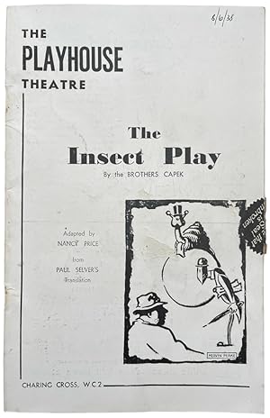 Theatre Programme. The Insect Play, by the Brothers Capek.