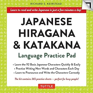 Immagine del venditore per Japanese Hiragana & Katakana Language Practice Pad venduto da moluna