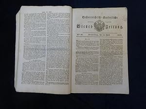 Oesterreichisch-kaiserliche privilegirte Wiener-Zeitung 1813 Nr. 39 - 77. [inkl. Amtsblätter Nr. ...
