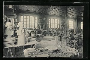 Ansichtskarte Sèvres, Manufacture Nationale, Atelier des Mouleurs en platre