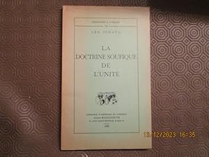 Image du vendeur pour la doctrine soufique de l'unit. mis en vente par LE MUSEE DU LIVRE