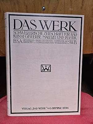 Immagine del venditore per Das Werk. Schweizerische Zeitschrift fr Baukunst, Gewerbe, Malerei und Plastik - VII. Jahrgang, Heft 1-12 (compl.). venduto da Homeless Books