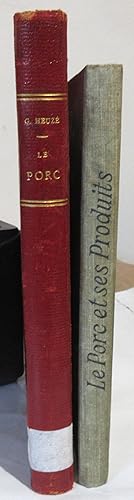 Lot de 2 ouvrages : Le Porc : Historique - Caractères - Races - Porcheries - Elevage - Engraissem...
