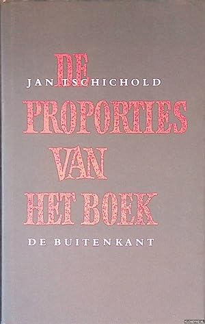 Seller image for De proporties van het boek for sale by Klondyke