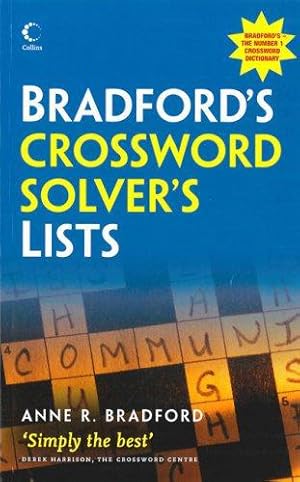 Seller image for Collins Bradfords Crossword Solvers Lists for sale by WeBuyBooks 2