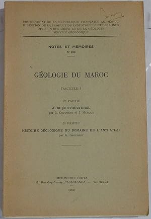 Géologie du Maroc : Aperçu structural - Histoire Géologique du Domaine de l'Anti-Atlas