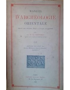 Immagine del venditore per MANUEL D ARCHEOLOGIE ORIENTALE Tome III venduto da Librovicios