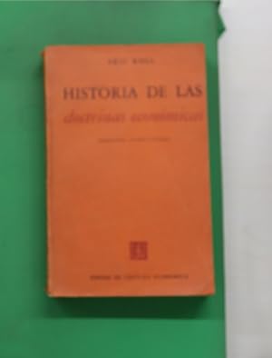 Seller image for Historia de las doctrinas econmicas for sale by Librera Alonso Quijano