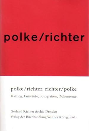 polke / richter. richter / polke. galerie h, Hannover, 1. bis 26. März 1966. Katalog, Enrwürfe, F...