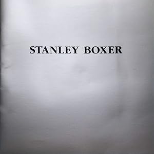 Seller image for Stanley Boxer: Recent Paintings (February 17 - March 7, 1990) for sale by Schindler-Graf Booksellers