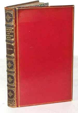 Seller image for Maxims And Hints On Angling, Chess, Shooting, And Other Matters; Also, Miseries Of Fishing for sale by Town's End Books, ABAA