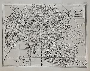Antique Map ASIA, John Senex original 1749