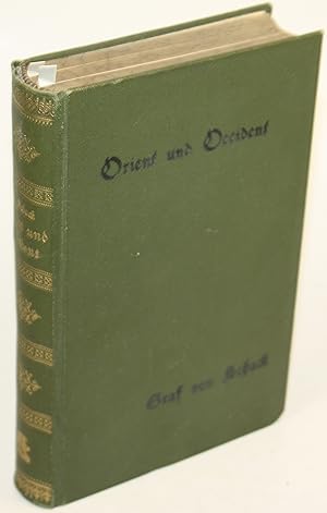 Bild des Verkufers fr Orient und Occident. Bd. 1: Medschnun und Leila. Morgenlndischer Liebesroman von Dschami. Bd. 2: Camoens. Gedicht in zehn Gesnden von J. B. Almeida-Garret. Bd. 3: Raghuvansa. Ein indisches Gedicht von Kalidasa. zum Verkauf von Antiquariat Gallus / Dr. P. Adelsberger