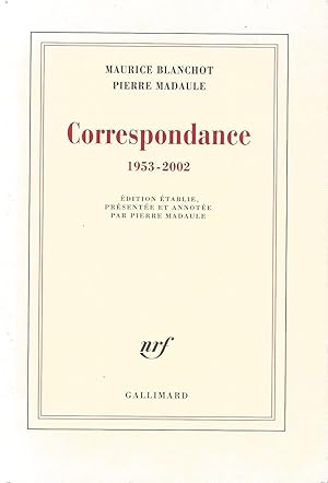 Correspondance 1953-2002.