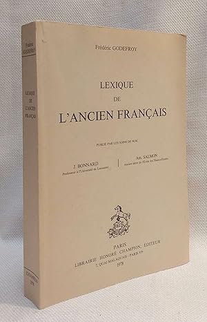 Seller image for Lexique de l'ancien franais for sale by Book House in Dinkytown, IOBA