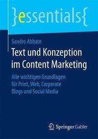 Bild des Verkufers fr Text und Konzeption im Content Marketing zum Verkauf von moluna