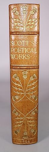 Image du vendeur pour Complete Edition The Poetical Works of Sir Walter Scott With the Author s Introductions and Notes Edited by J. Logie Robertson, M.A. [Half Leather Binding by Bickers & Son Leicester Later Edition] mis en vente par Louis88Books (Members of the PBFA)
