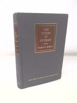 Image du vendeur pour Theory of Interest by Stephen G. Kellison (1970-01-01) mis en vente par ThriftBooksVintage