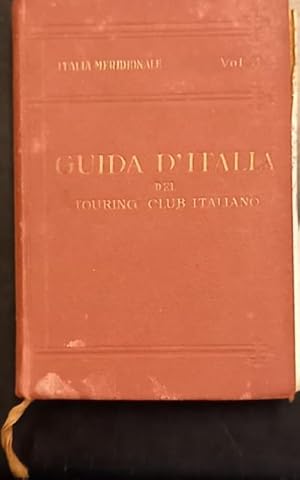 Bild des Verkufers fr ITALIA MERIDIONALE. Secondo volume: Napoli e dintorni. Con 7 carte geografiche, 12 piante di citt, 51 piante di edifici. zum Verkauf von studio bibliografico pera s.a.s.