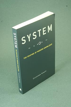 Seller image for System: the shaping of modern knowledge. for sale by Steven Wolfe Books