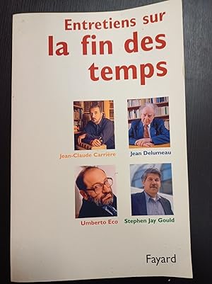 Seller image for Entretiens sur la fin des temps for sale by Démons et Merveilles