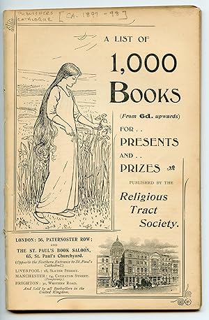 Image du vendeur pour A List of 1,000 Books for Presents and Prizes mis en vente par Attic Books (ABAC, ILAB)