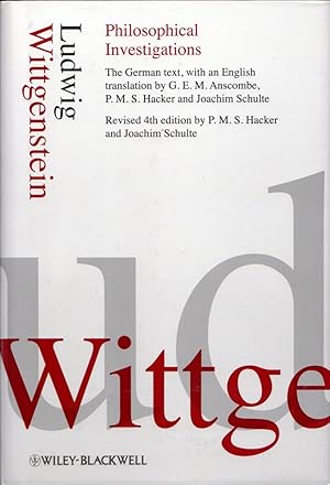 Image du vendeur pour Philosophical Investigations: The German Text, with an English Translation by G. E. M. Anscombe, P. M. S. Hacker and Joachim Schulte mis en vente par Cider Creek Books