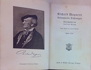 Bild des Verkufers fr Wagners Gesammelte Dichtungen, drei Teile in einem Bande Deutsche klassiker=Bibliothek in neuer Ausstattung zum Verkauf von books4less (Versandantiquariat Petra Gros GmbH & Co. KG)