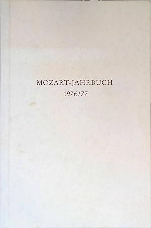 Imagen del vendedor de Sumayr und Constanze - in: Mozart-Jahrbuch 1976/1977. a la venta por books4less (Versandantiquariat Petra Gros GmbH & Co. KG)