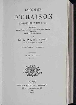 Imagen del vendedor de L'homme d'oraison. TOME SECOND. a la venta por books4less (Versandantiquariat Petra Gros GmbH & Co. KG)