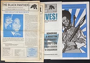 The Black Panther: Black Community News Service [five different issues of the Memorial series]