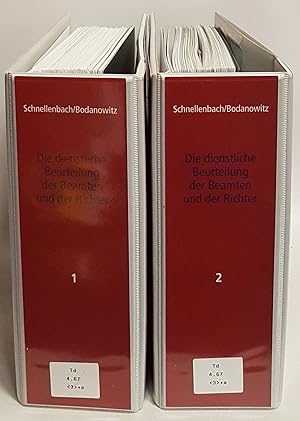 Seller image for Die dienstliche Beurteilung der Beamten und der Richter (2 Ordner KOMPLETT) - Grundwerk bis 63. Erg.Lfg.: Stand: Mrz 2019. for sale by books4less (Versandantiquariat Petra Gros GmbH & Co. KG)