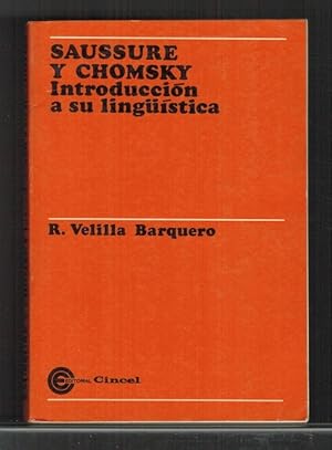 Immagine del venditore per Saussure y Chomsky: introduccin a su lingstica. venduto da La Librera, Iberoamerikan. Buchhandlung