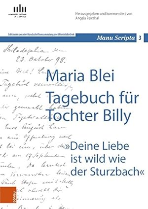 Maria Blei - Tagebuch für Tochter Billy : "deine Liebe ist wild wie der Sturzbach". mit einem Nac...