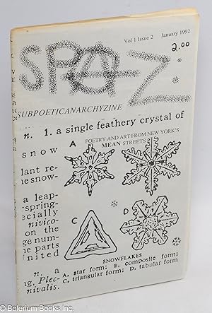 Spaz; subpoeticanarchyzine; vol. 1, no. 2 (January 1992)