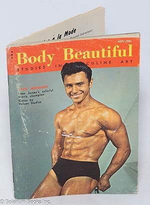 Body Beautiful: studies in masculine art; vol. 2, #1, Nov. 1955: Jack Weisberg cover