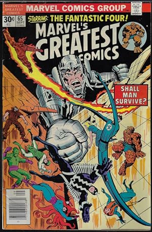 Seller image for MARVEL'S GREATEST COMICS: Sept #65 (Fantastic Four) for sale by Books from the Crypt