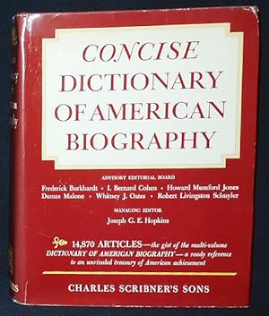 Seller image for Concise Dictionary of American Biography for sale by Classic Books and Ephemera, IOBA