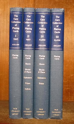 Bild des Verkufers fr A catalogue of the Cary Collection of Playing Cards in the Yale University Library - Volumes I to IV zum Verkauf von Novelty Shop Used & Rare Books