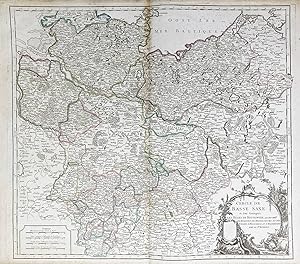 "Cercle de Basse Saxe ou sont distingues les Etats de Brunswich, les Duchés de Holstien, de Meckl...