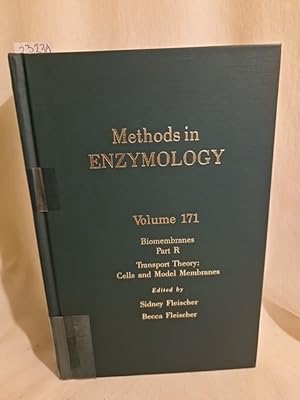 Seller image for Biomembranes, Part R: Transport Theory - Cells and Model Membranes. (= Methods in Enzymology, Volume 171) for sale by Versandantiquariat Waffel-Schrder
