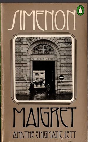 Bild des Verkufers fr MAIGRET AND THE ENIGMATIC LETT zum Verkauf von Mr.G.D.Price